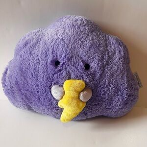 Squishable Purple Storm Cloud Lightning Bolt Stuffed 20” Large Plush